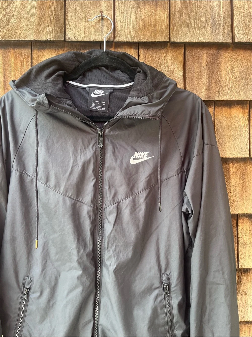 Nike Hooded Zip Up Windbreaker